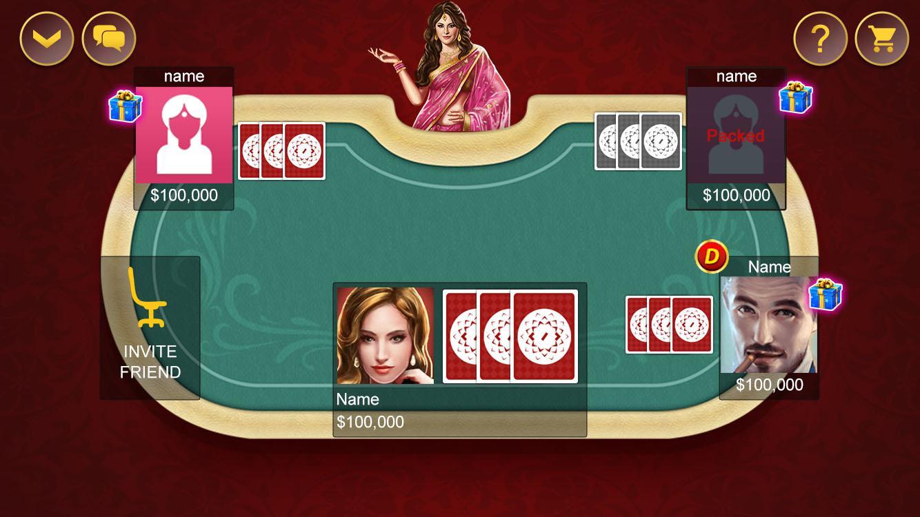 Teen Patti - 3A Indian Poker