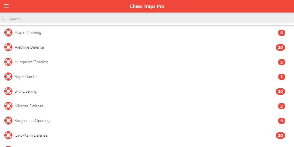 Chess Traps PRO for Tablets