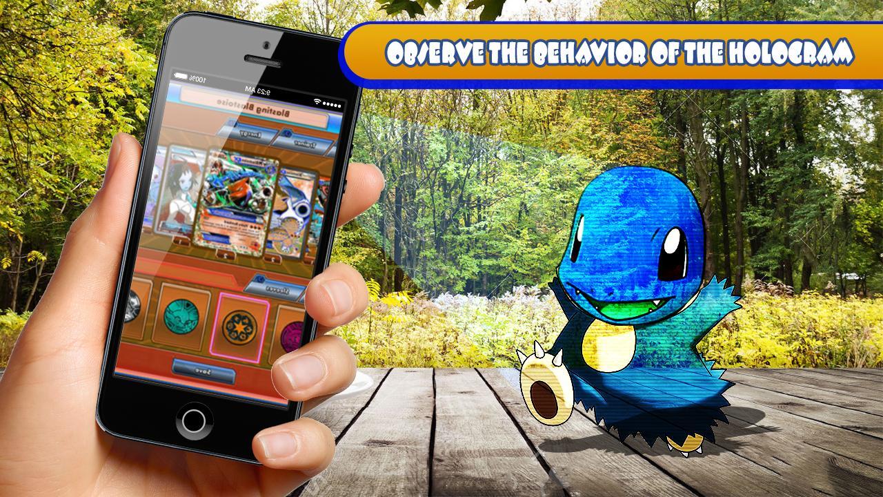 Hologram Poke mons GO