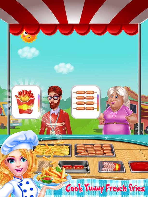 Fast Food Games Food Truck Taco Truck:Cooking game