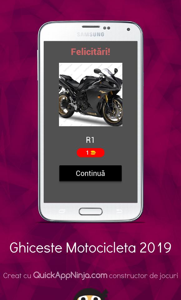 Ghiceste Motocicleta 2019