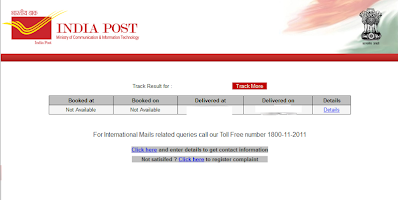 India Registered Post Tracker