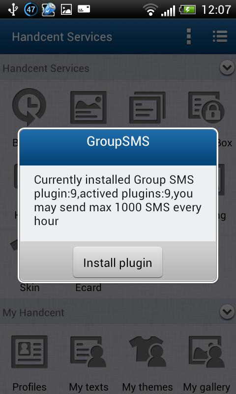 Handcent GroupSMS Plugin 18