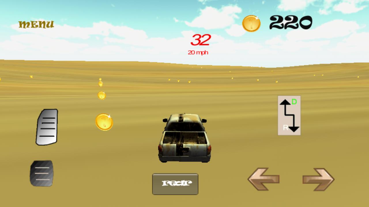 off road desert race and drift