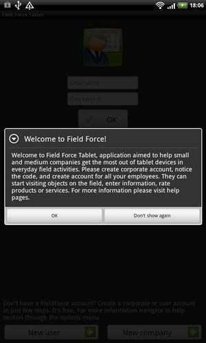 Field Force Tablet