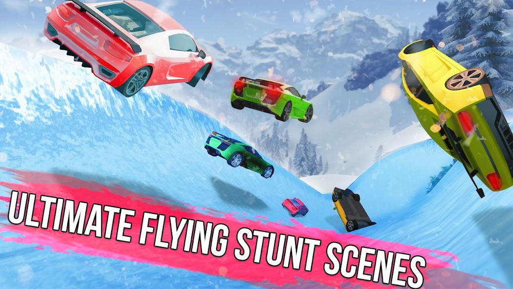 WaterSlide Car Racing Games 3D