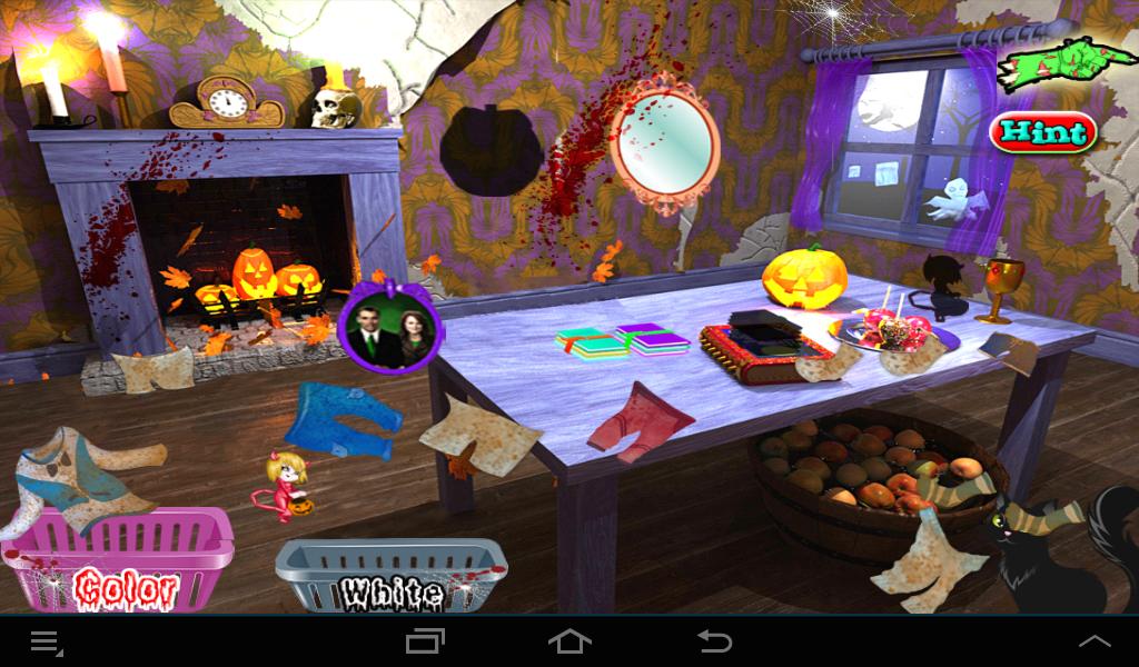 Dirty laundry halloween games