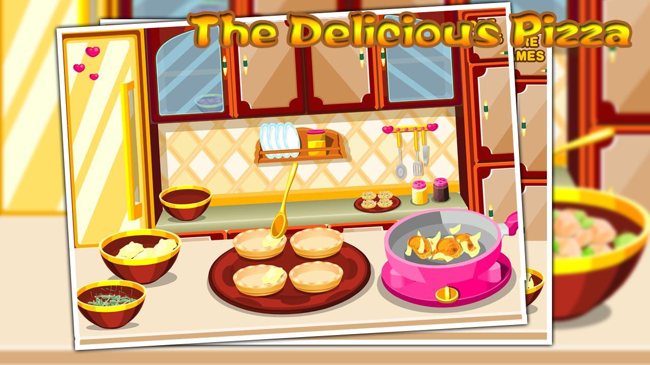 The delicious pizza