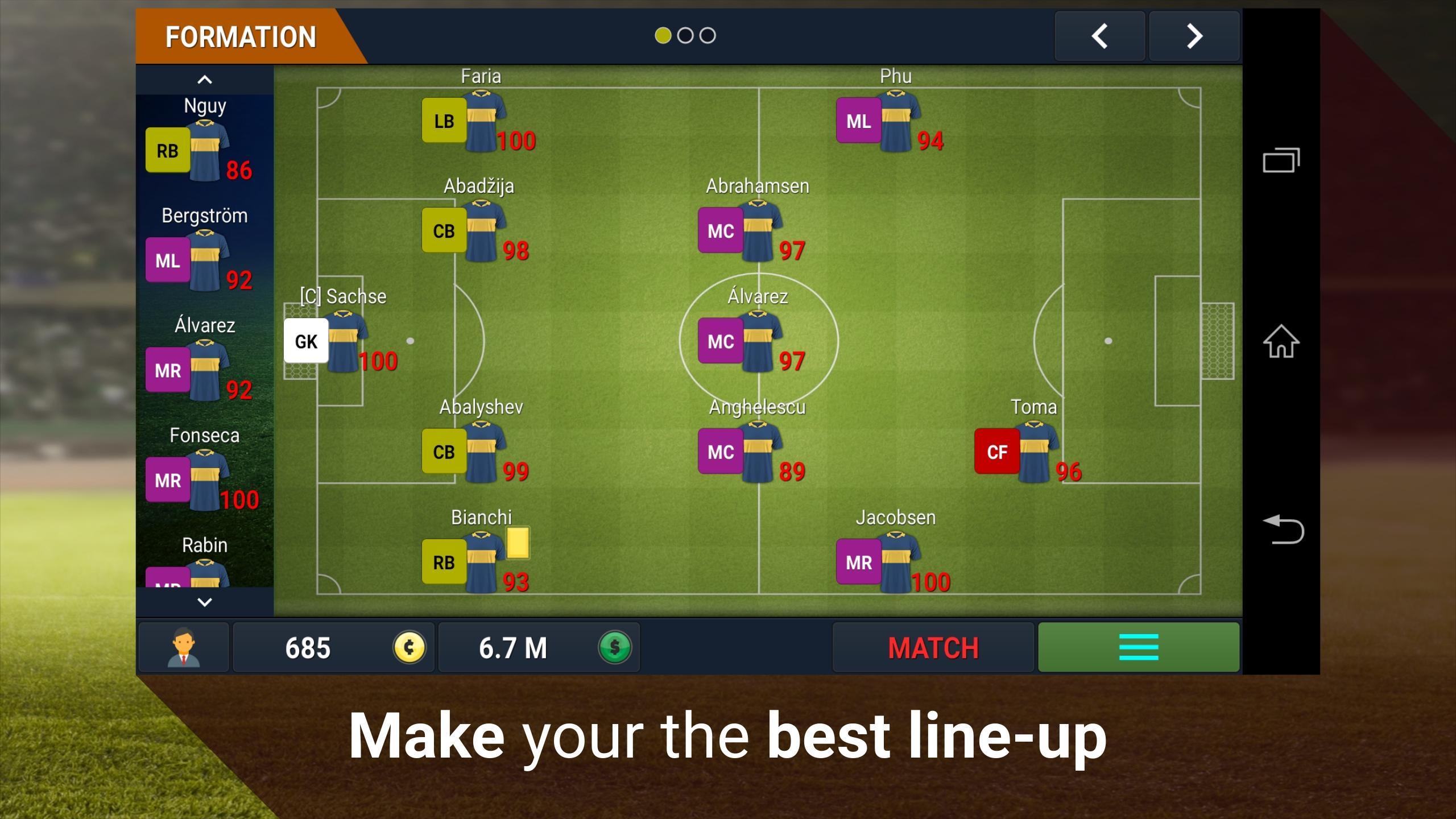 Revolution Football Manager