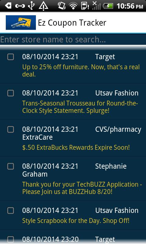 Ez Coupon Tracker