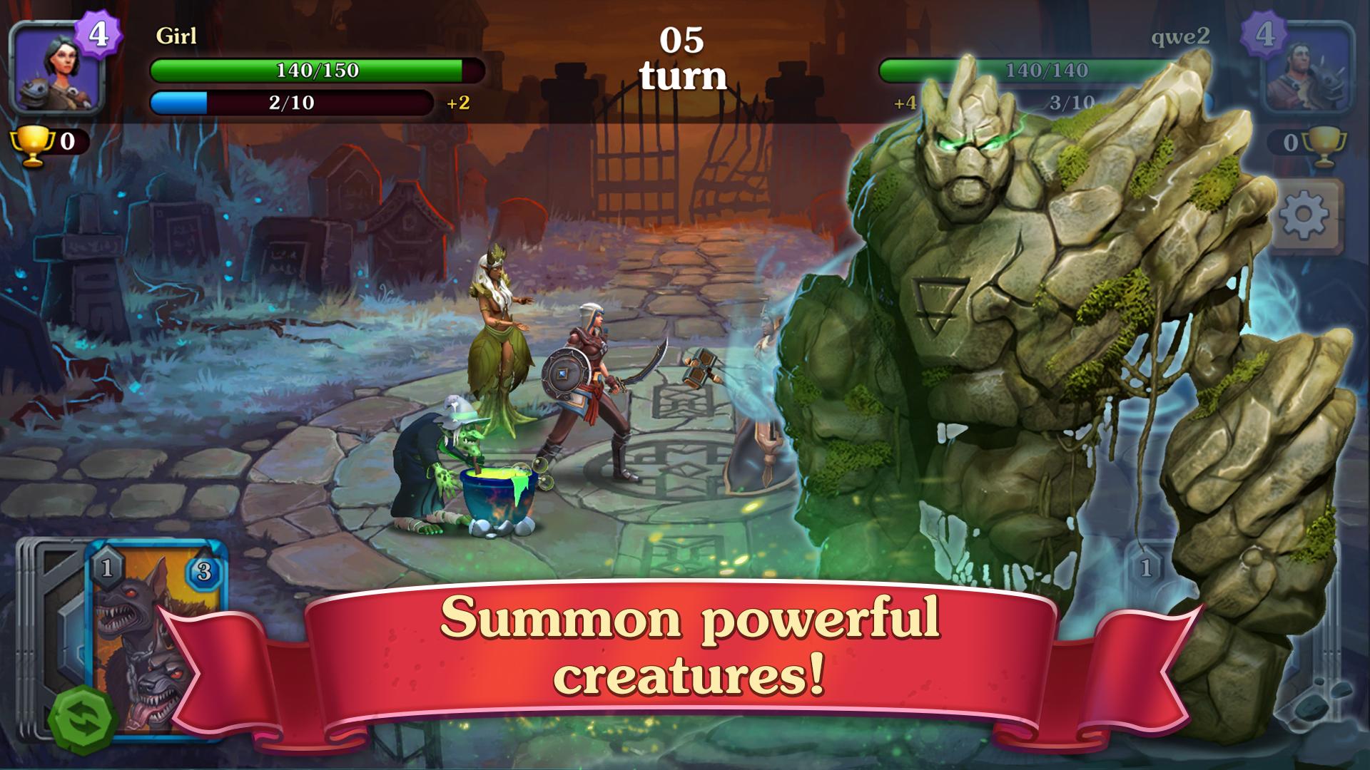 Cradle of Magic - card game, battle arena, rpg