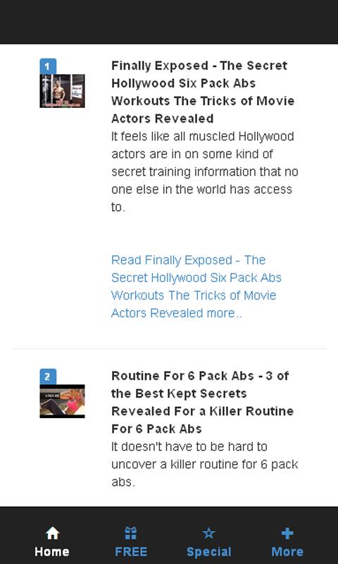 6 Pack Abs Secret
