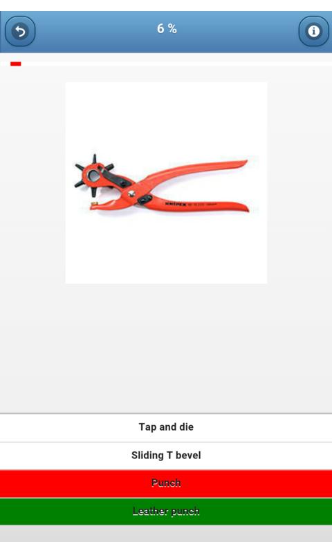 Hand tools - quiz