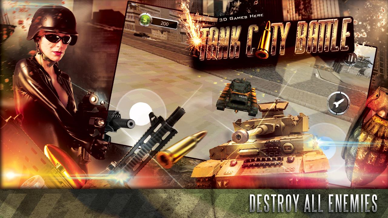 City Tank Battle 3D