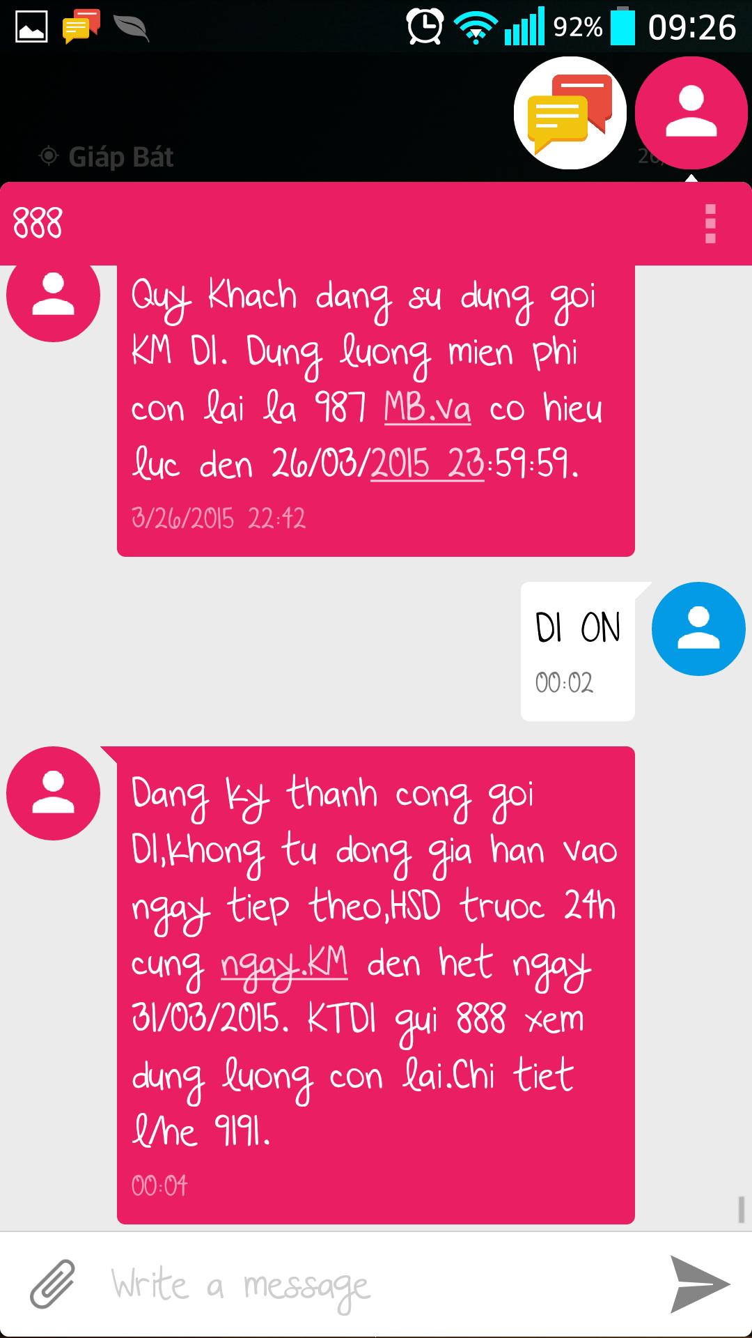 Float SMS